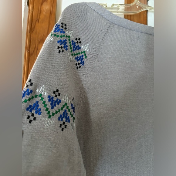 Embroidered Skull Sweater Jacket - Picture 4 of 9